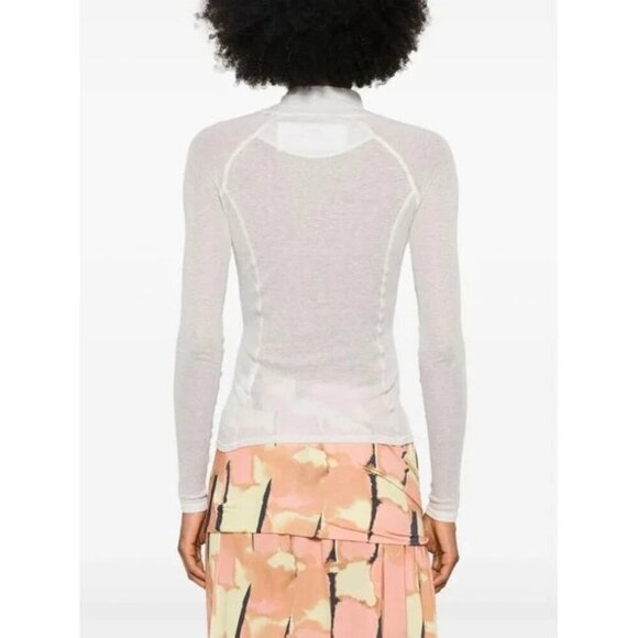 Shoreditch Ski Club Kamila Base Layer Top in Light Grey XSmall New Womens Blouse - Picture 13 of 14